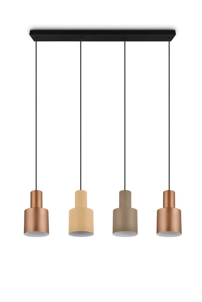 Lampe suspendue design Agudo 4 lumières