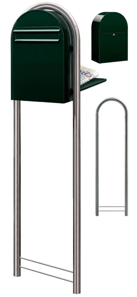 Boites aux lettres Classic B 6064 Vert noir Bobi 6417237006301