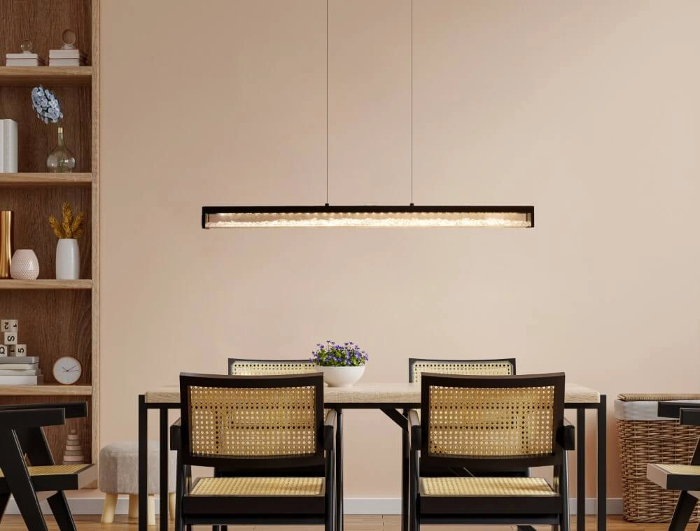 Lampe suspendue LED Cardito 1 100 cm - noir Eglo 9008606267941