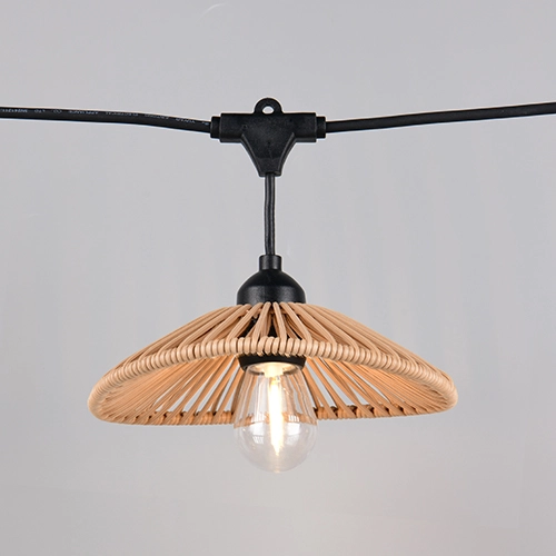 Lampes à guirlande Chain noir avec brun 600 cm Trio 4017807697612