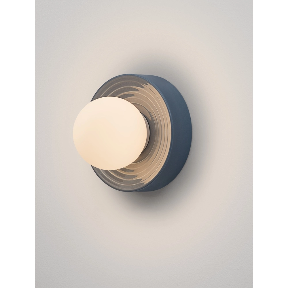 Applique murale Orbique bleu clair Ø 16cm Lyora 5212017483904