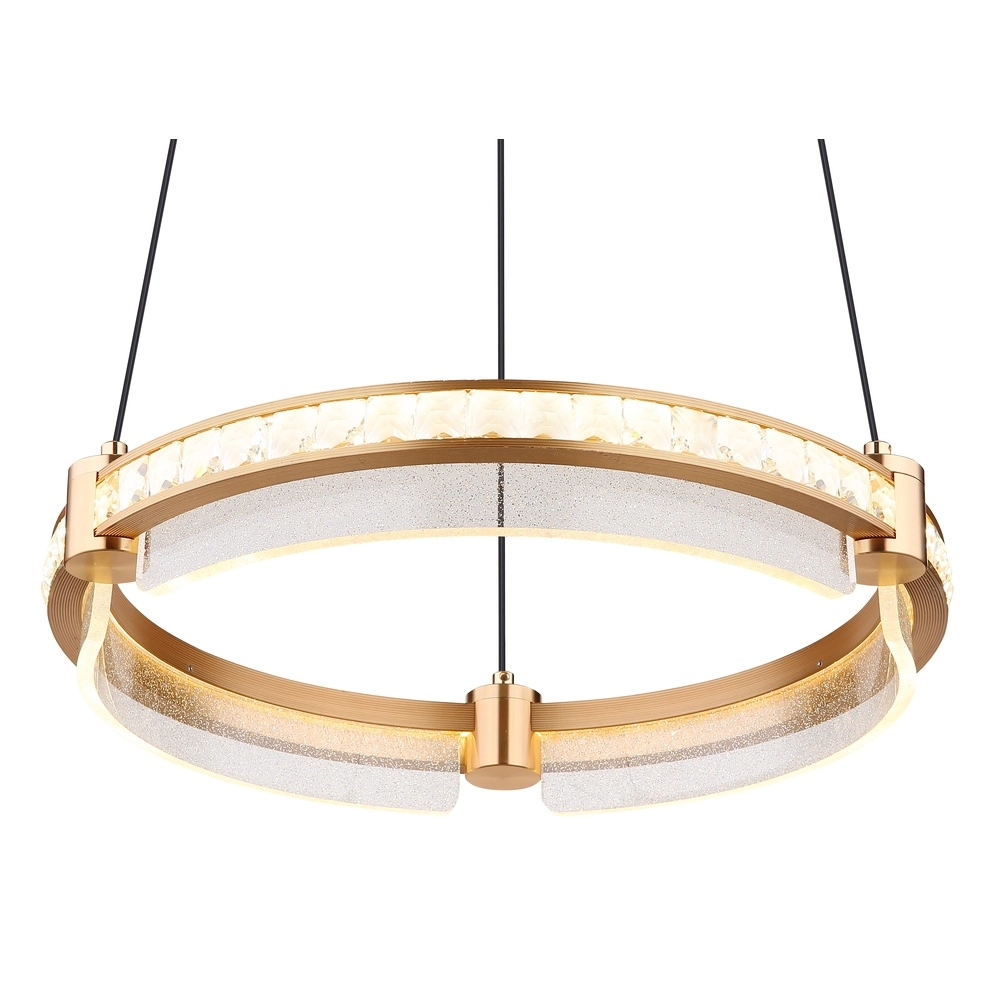 Lampe suspendue Blondie Ø 40 cm d’or Globo 9007371449460