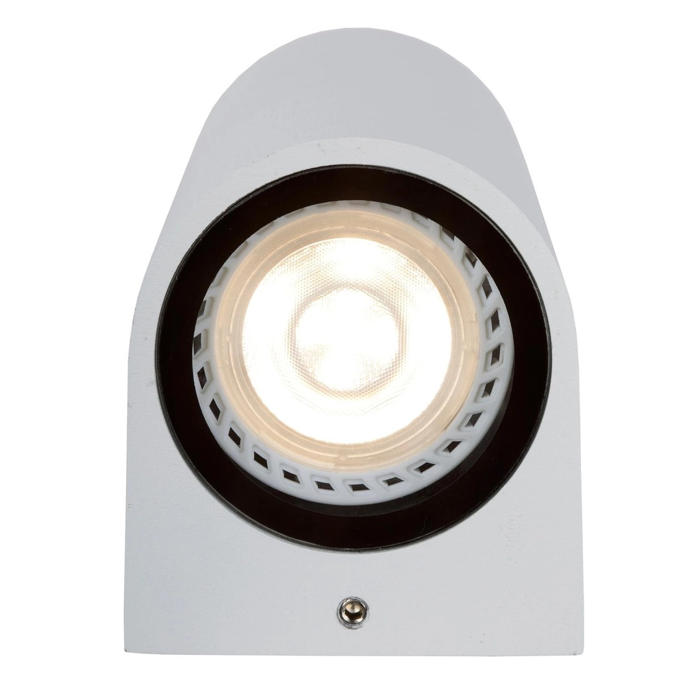 Projecteur mural Zaro IP44 blanc uniquement Lucide 5411212690098