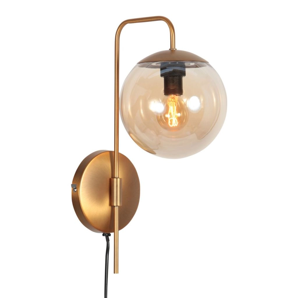 Lampe murale Bollique bronze
