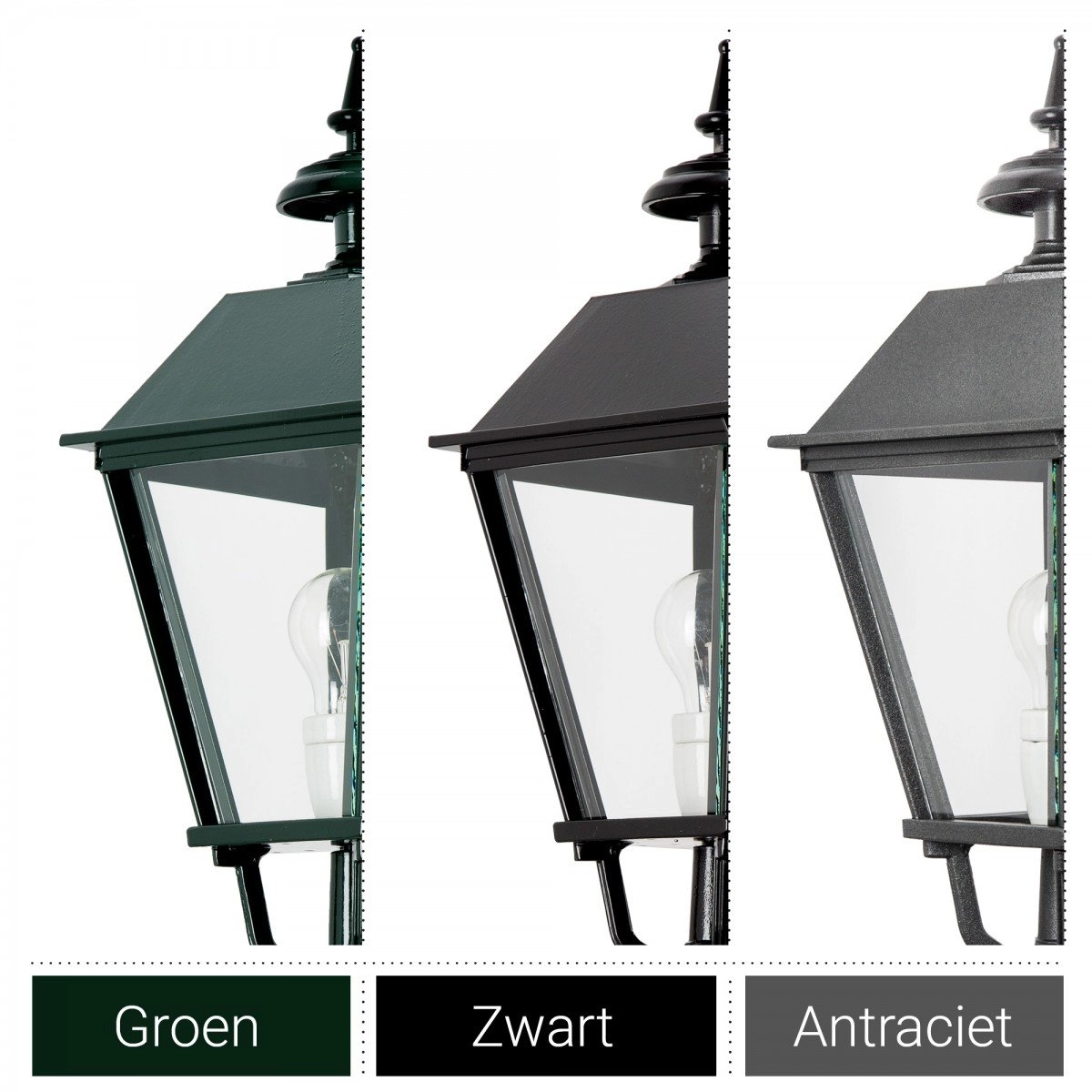 Lampe d'extérieur nostalgique Halle noir KS 8714732650946