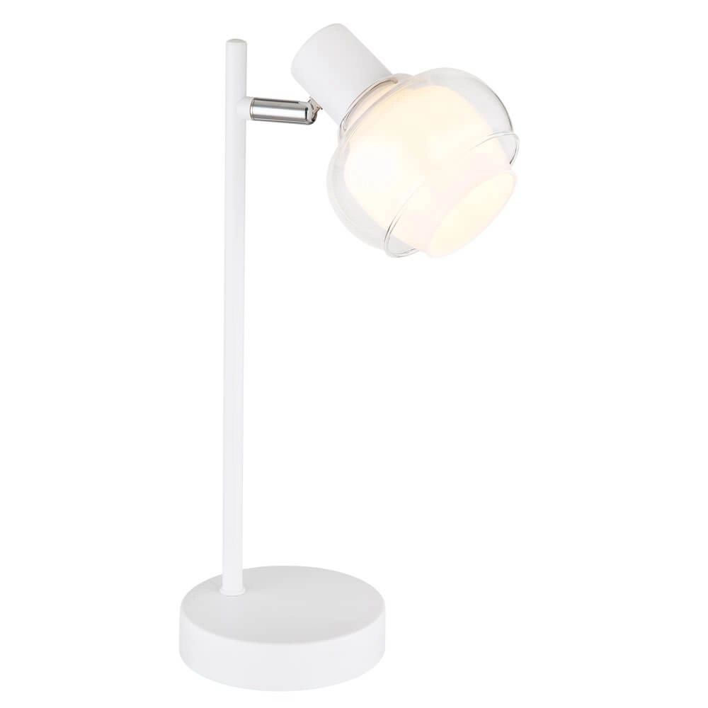 Lampe de table blanche Tokki cheville