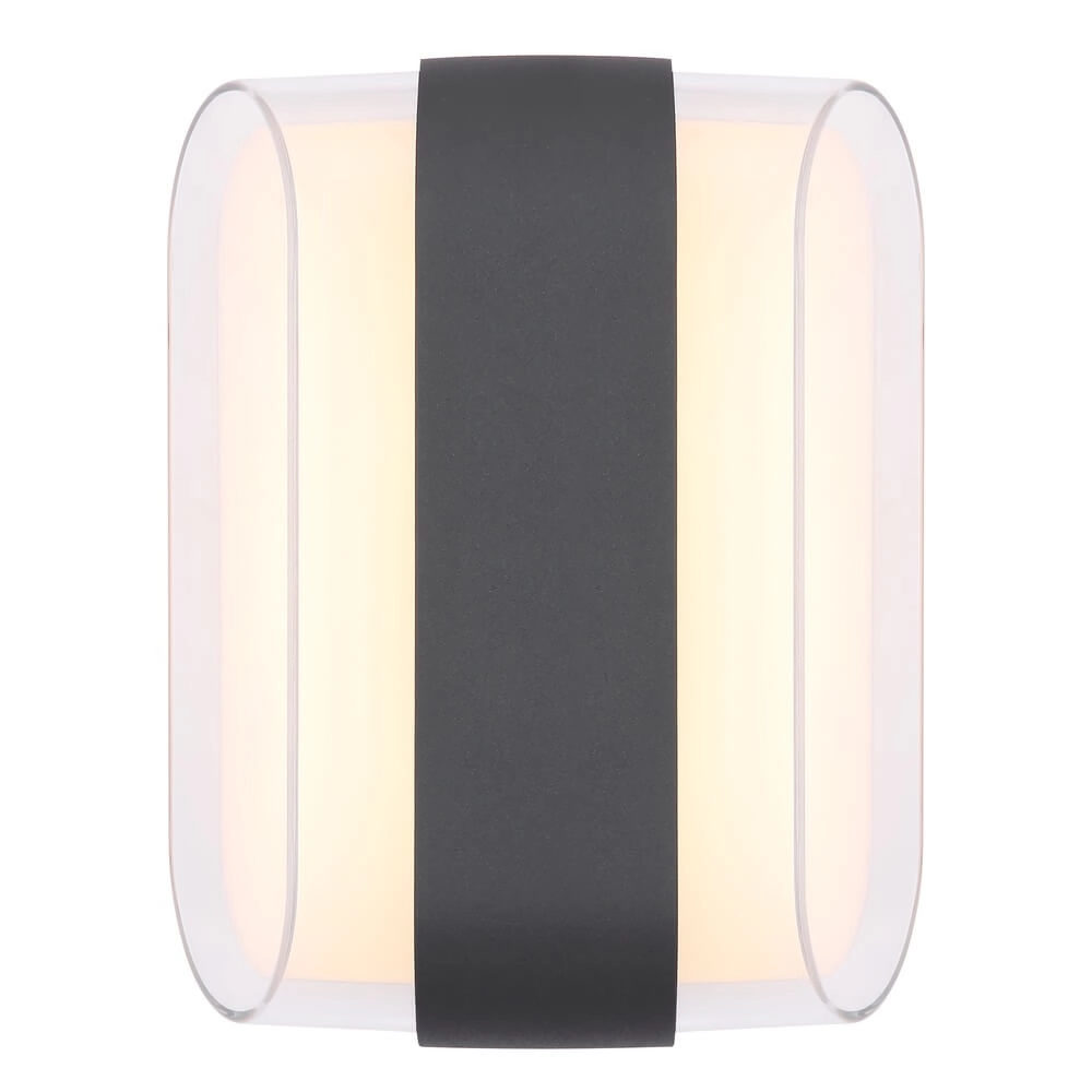 Applique murale design Plixon Anthracite ovale Globo 9007371452439