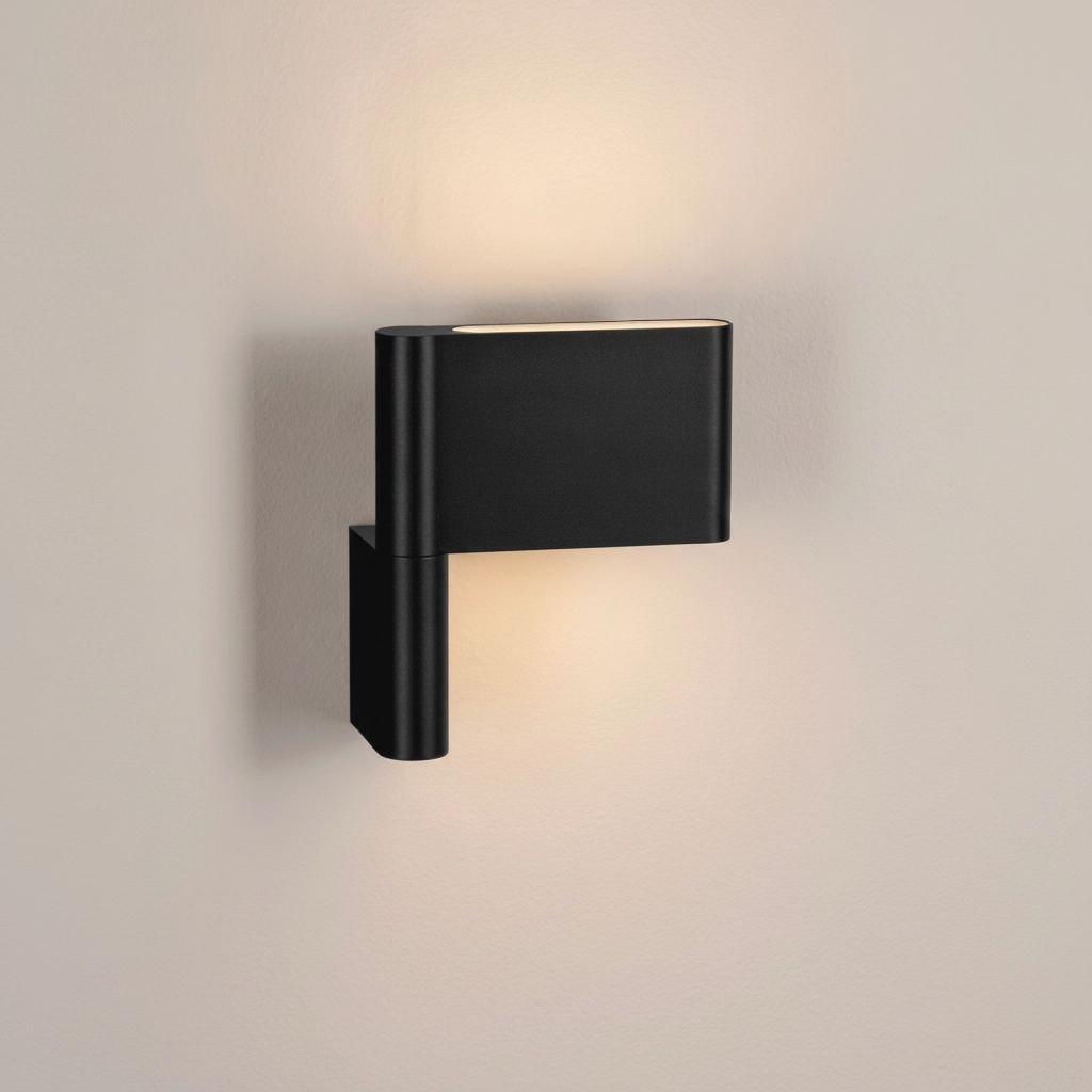 Applique murale Flusso noir