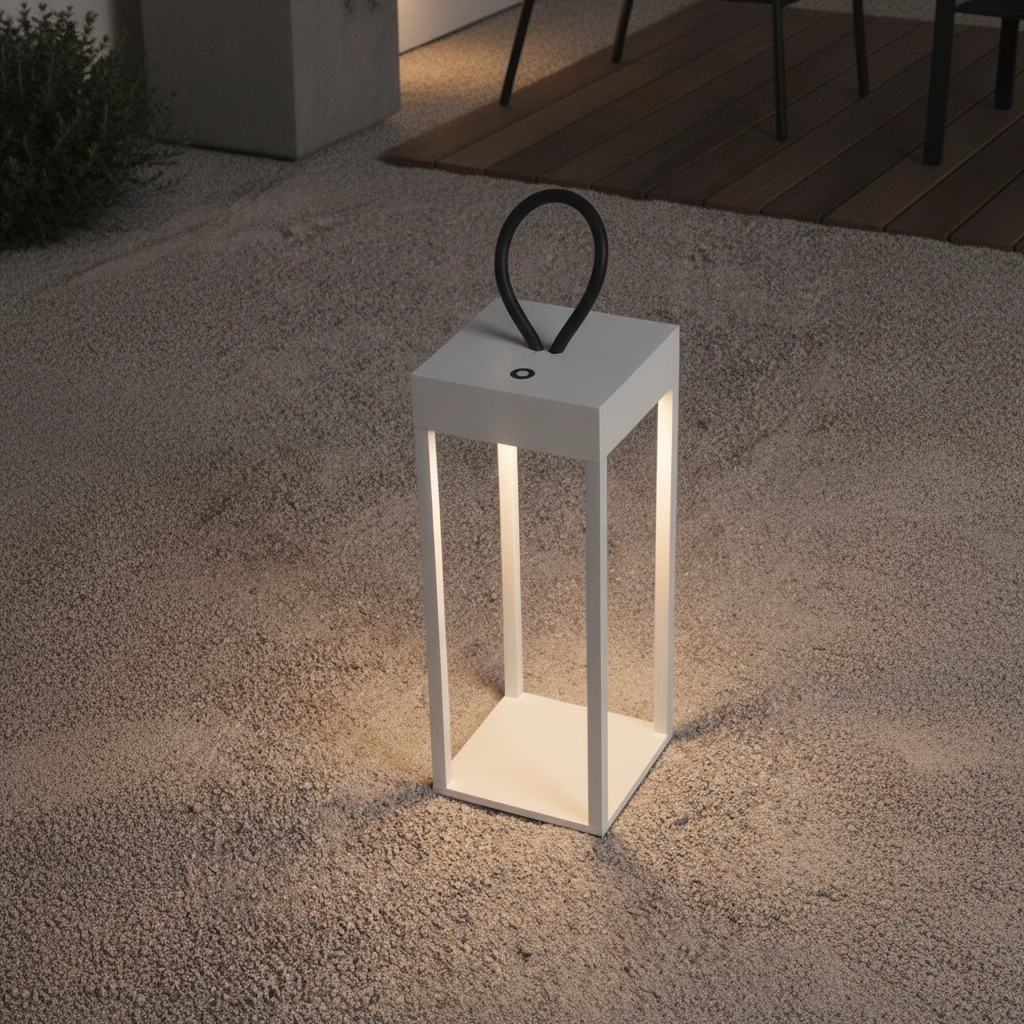 Lampe de table blanche Lucia Rechargeable