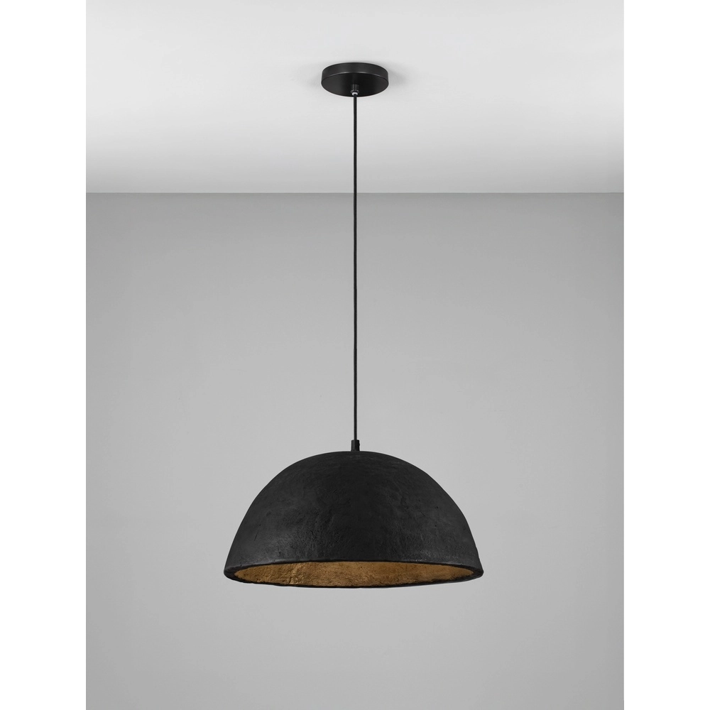 Suspension noire Talcum Ø 42cm Suspension noire Talcum Ø 42cm