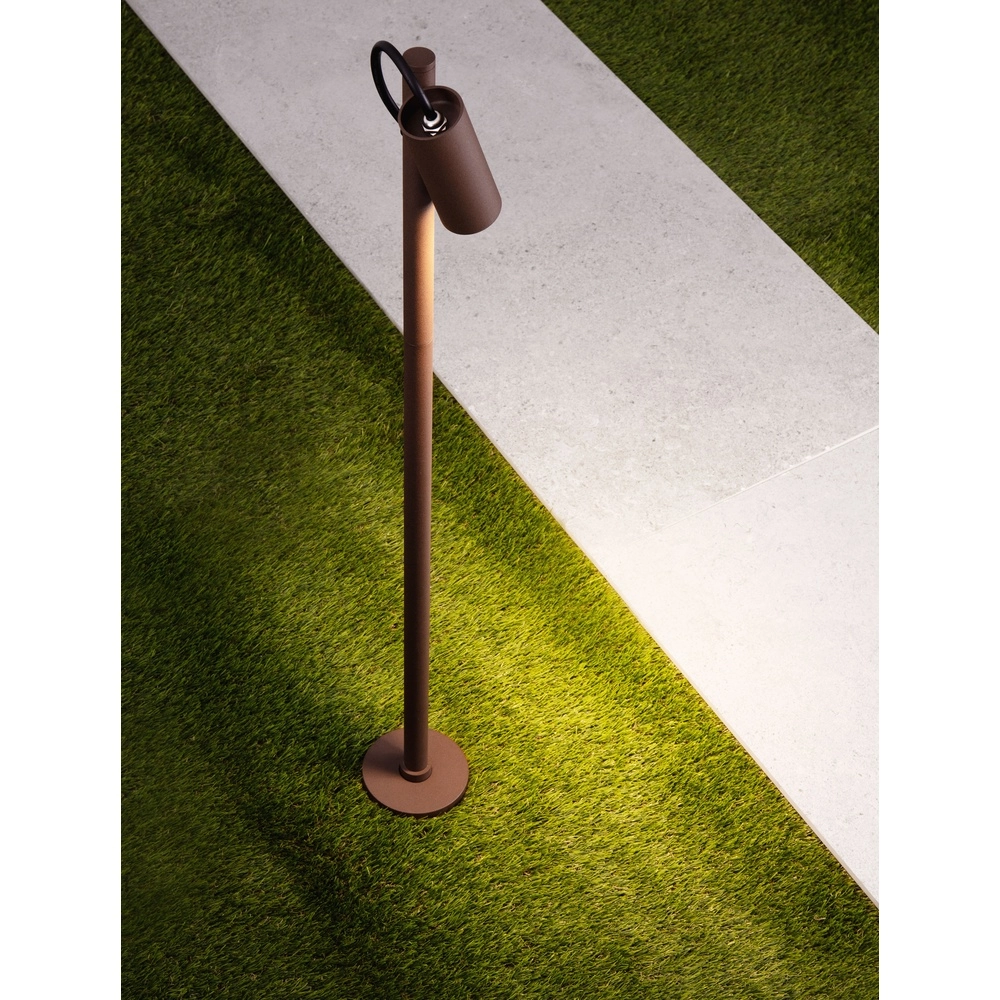 Lampe de jardin Darma Cheville brun rouille