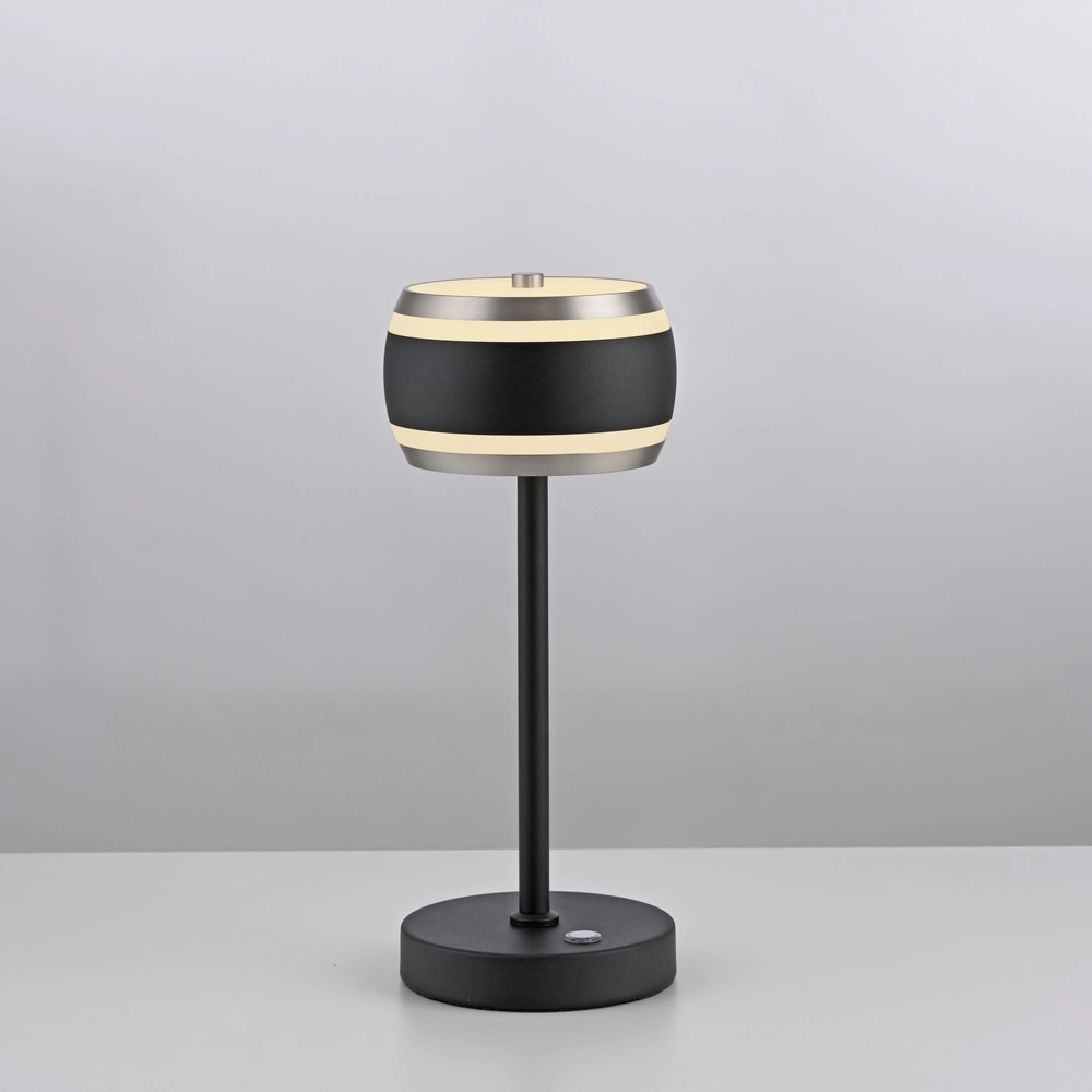 Lampe de table LED Pure Falling Rings Black Pearl Paul Neuhaus 4012248396612