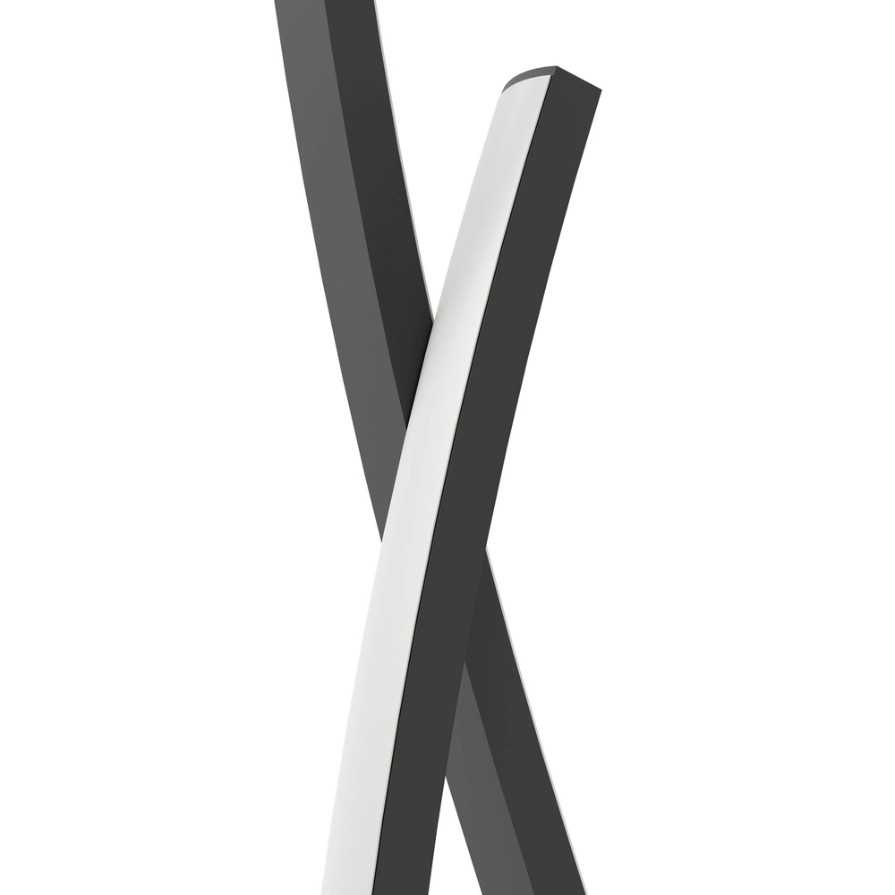 Lampe sur pied LED Chic Grisolia 129cm - noir Eglo 9008606316212