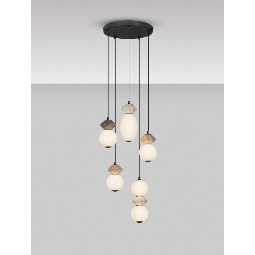 Suspension Pallina 5 lumières Lyora 5212017484031