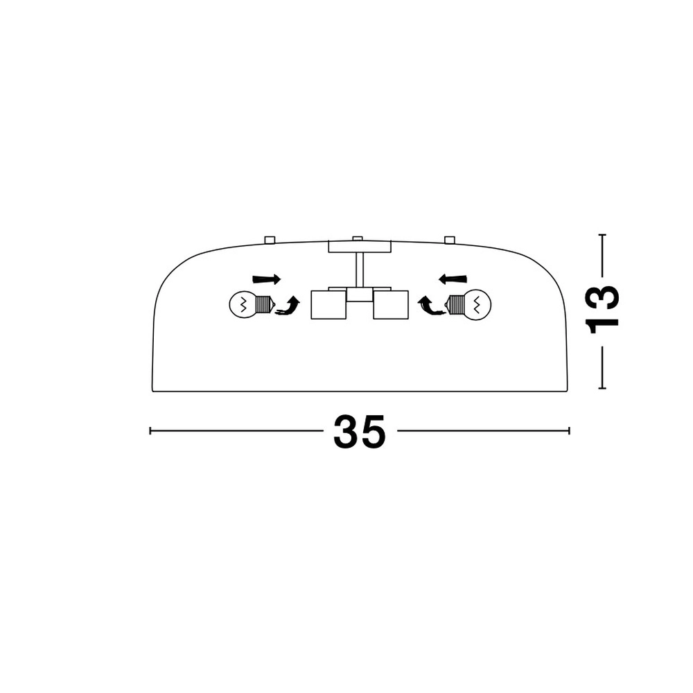 Plafonnier design Perleto or Ø 35cm Lyora 5212017419576