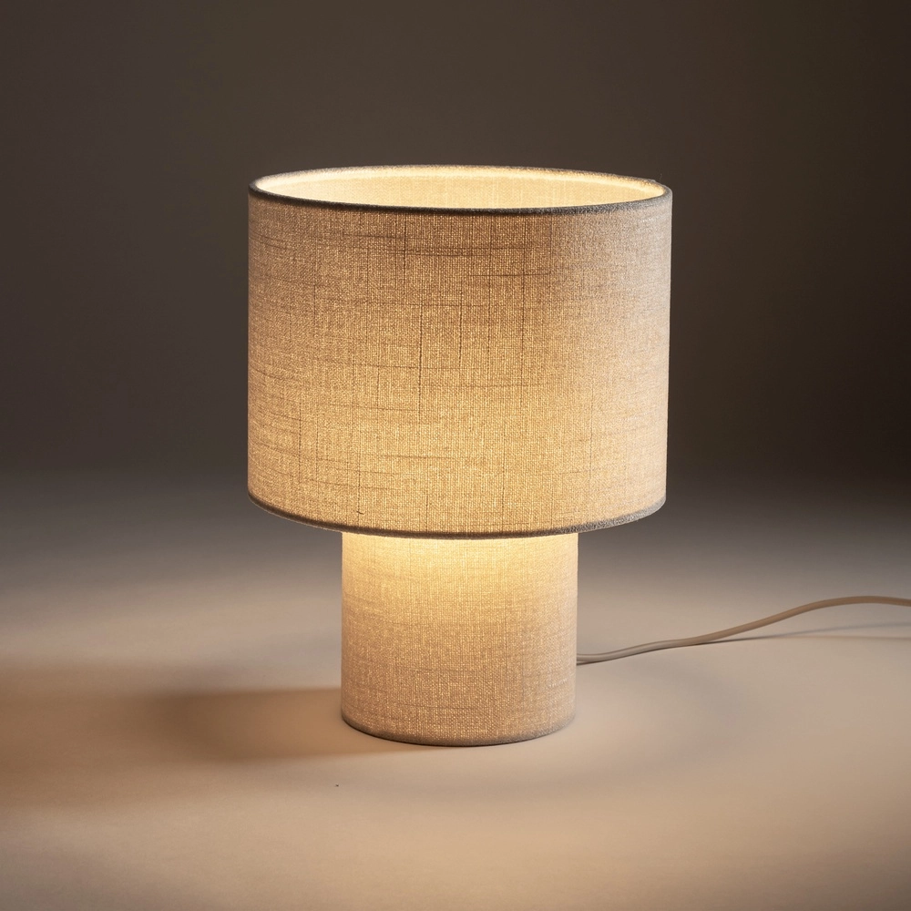 Lampe de table Santana Ø crème 27cm Lyora 5903139122047