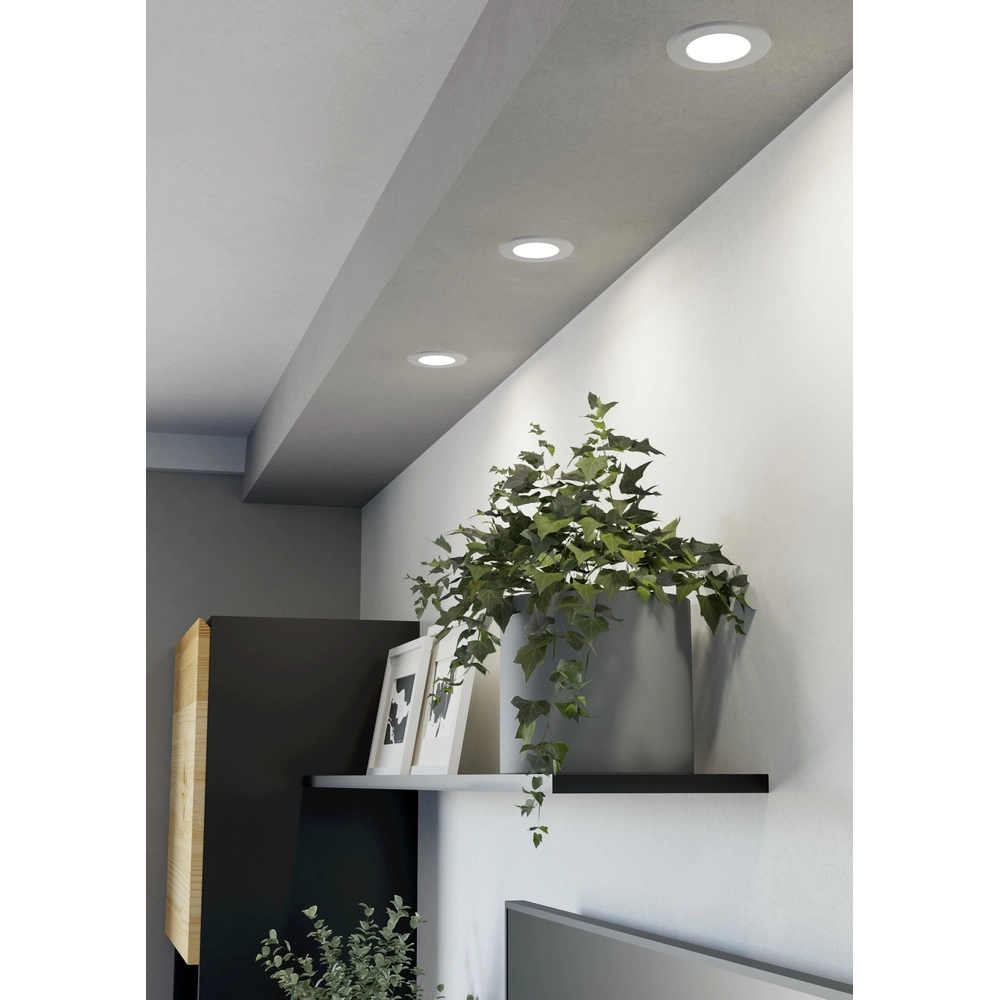 Projecteur encastré 3x Fueva 6 rond - blanc - Ø 8,8cm Eglo 9008606330744