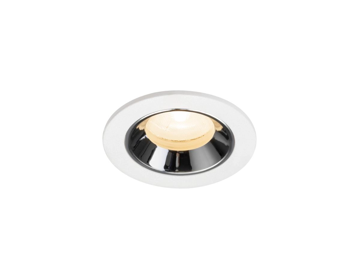Spot encastré Numinos XS blanc/chrome 2700K - 20 deg