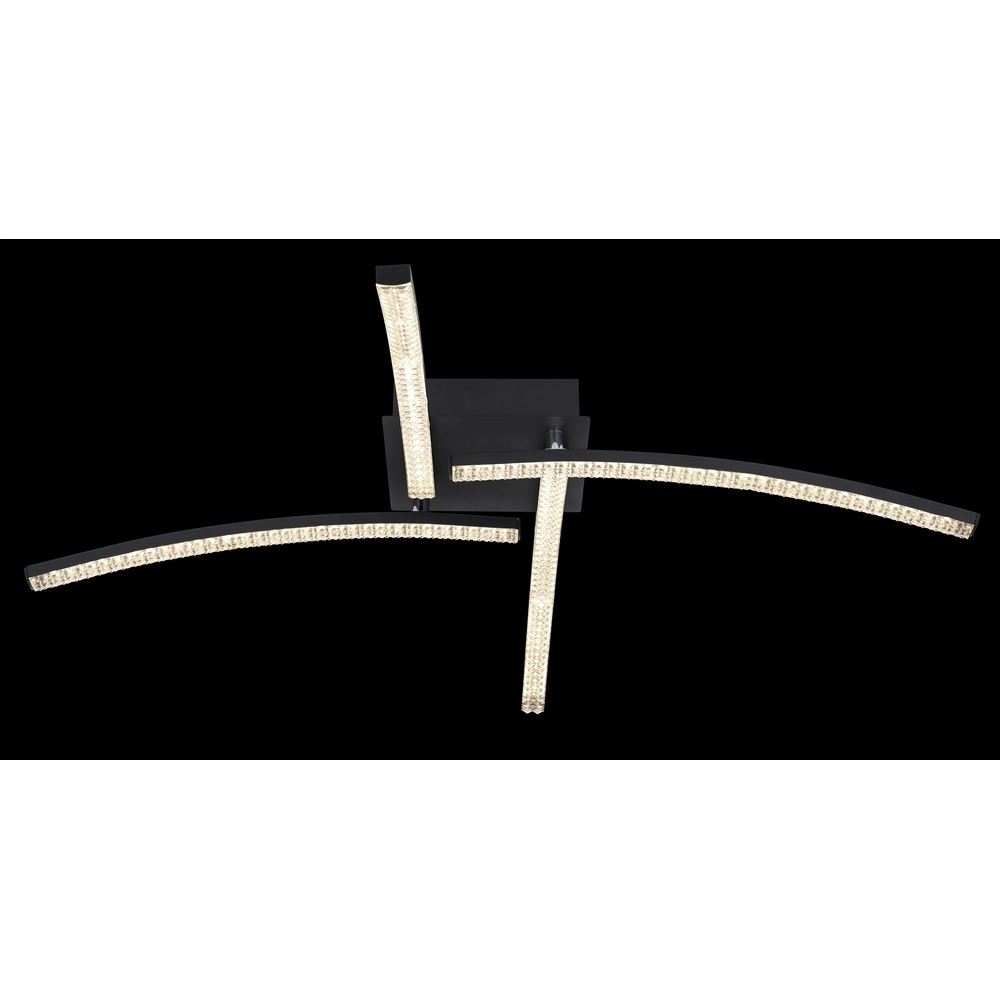 Lampe de plafond à design Jules Noir Globo 9007371421602