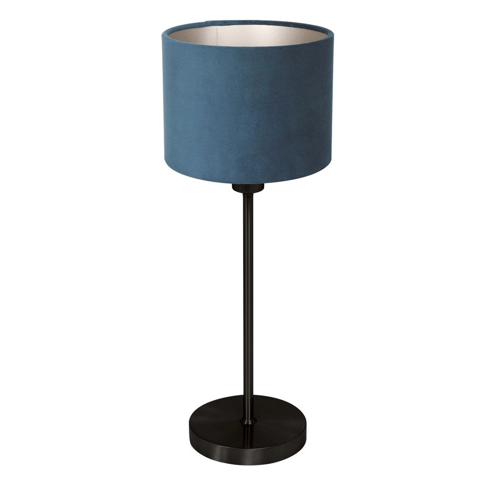 Lampe de table noire Noor avec capuche bleue Steinhauer 8712746182224
