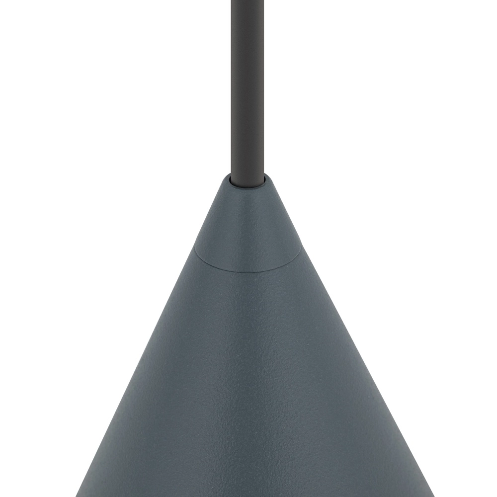 Lampe pendante de conception Zenith bleu umbra Ø 11cm Lyora 5903139114936