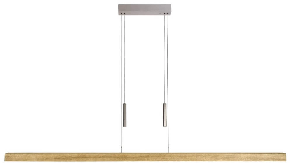 Lampe suspendue Leonora 160 cm - chêne huilé Lampe suspendue Leonora 160 cm - chêne huilé