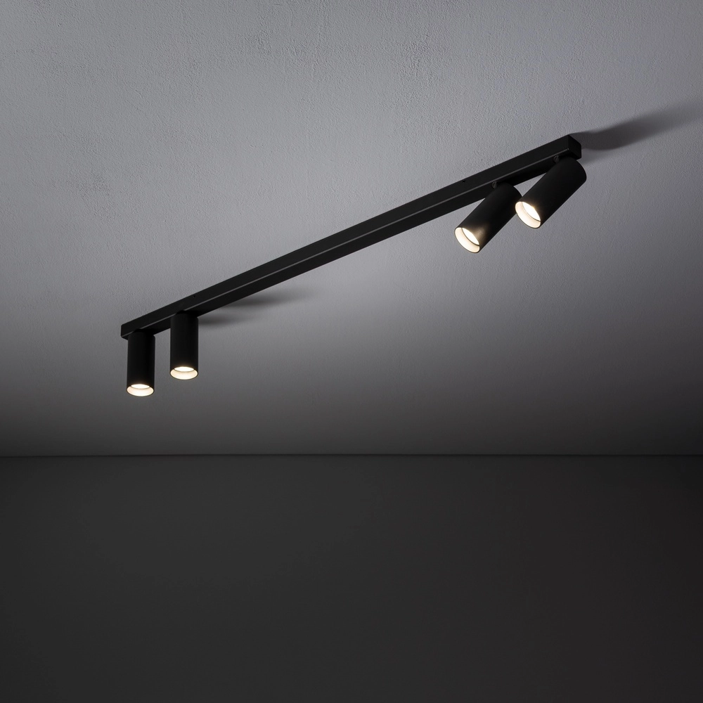 Spot monté en surface 4x GU10 Fourty Gris foncé Lyora 5903139114677