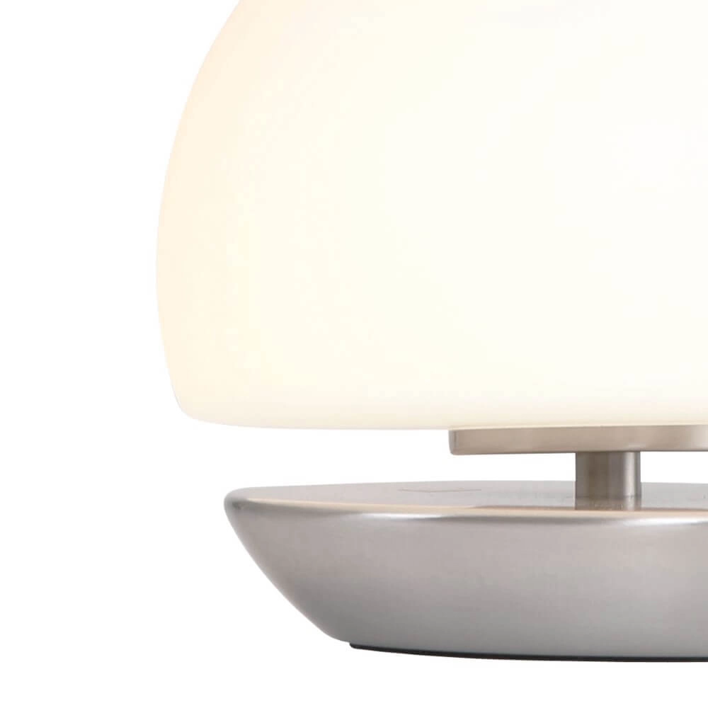 Lampe de table Ancilla 17 cm gris métallisé Steinhauer 8712746114331
