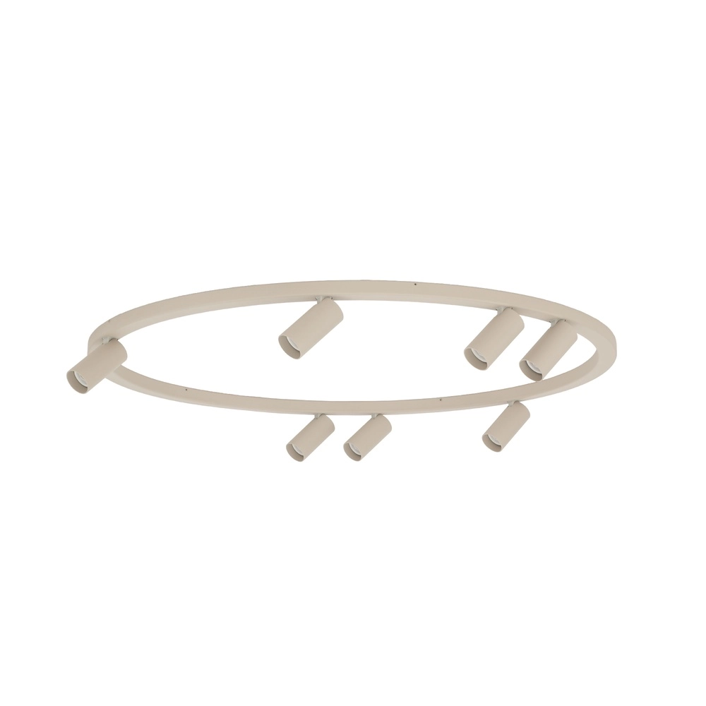 Projecteurs circulaires montés en surface Fourty 7x GU10 - beige Lyora 5903139119481