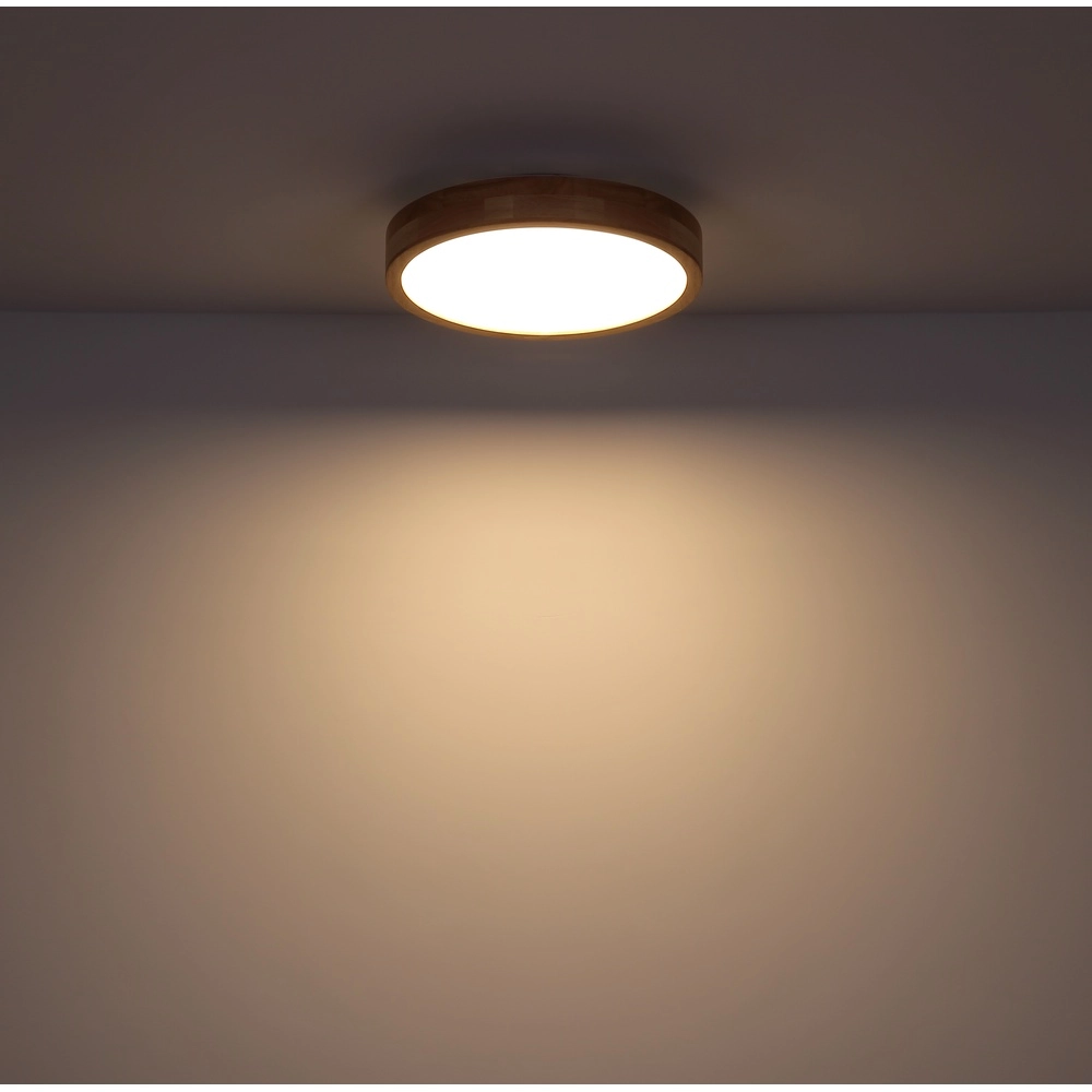 Éclairage de plafond en bois Rainer Scandinave Ø 40 cm Globo 9007371395279