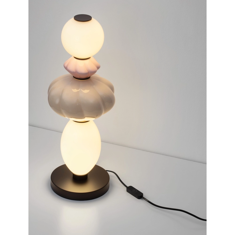 Lampe de table Oneta Blanc - Rose - Beige Lyora 5212017473950