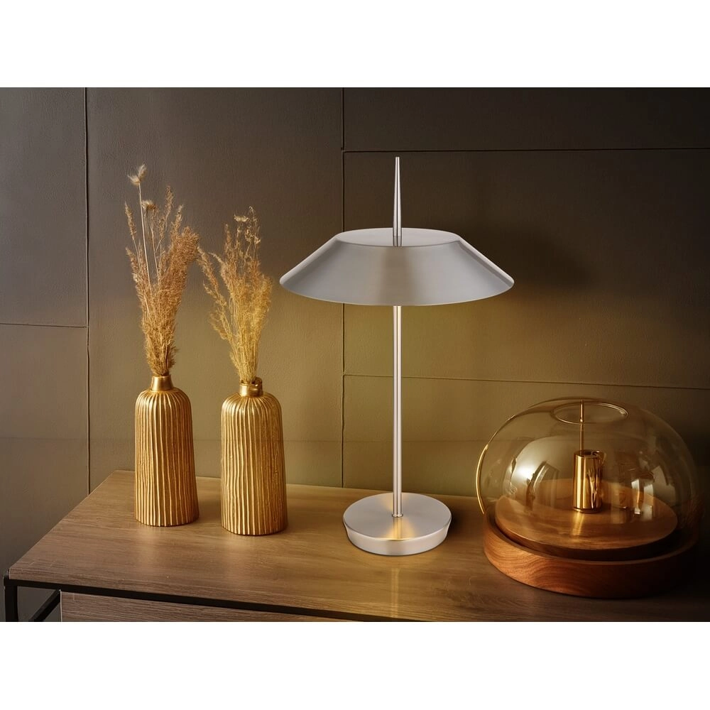 Lampe de table design Brenlor nickel Globo 9007371456581