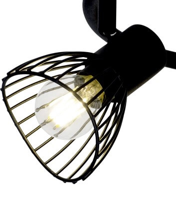 Lampe de plafond Elhi Noir Brilliant 4004353306570