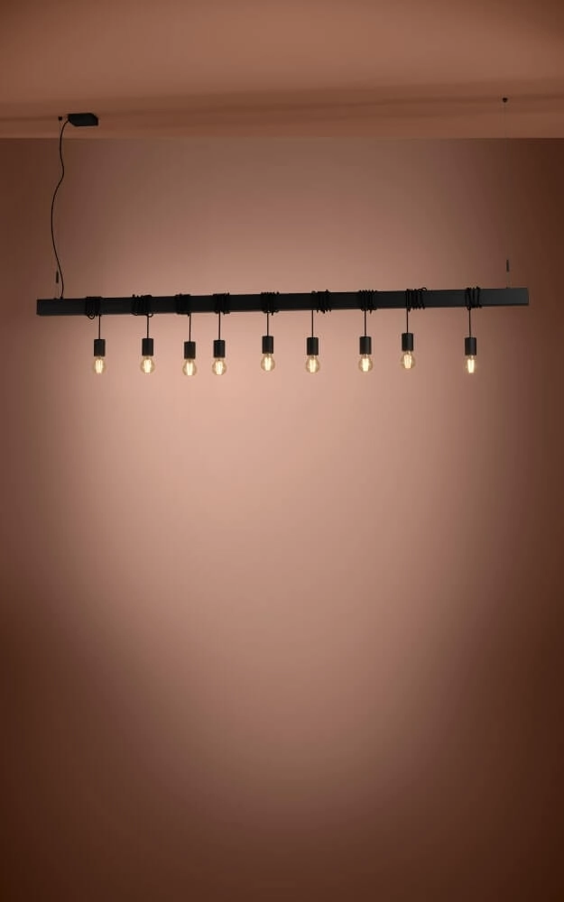 Lampe suspendue noire Townshend-B 5 lumières Stars of Light 9002759399375