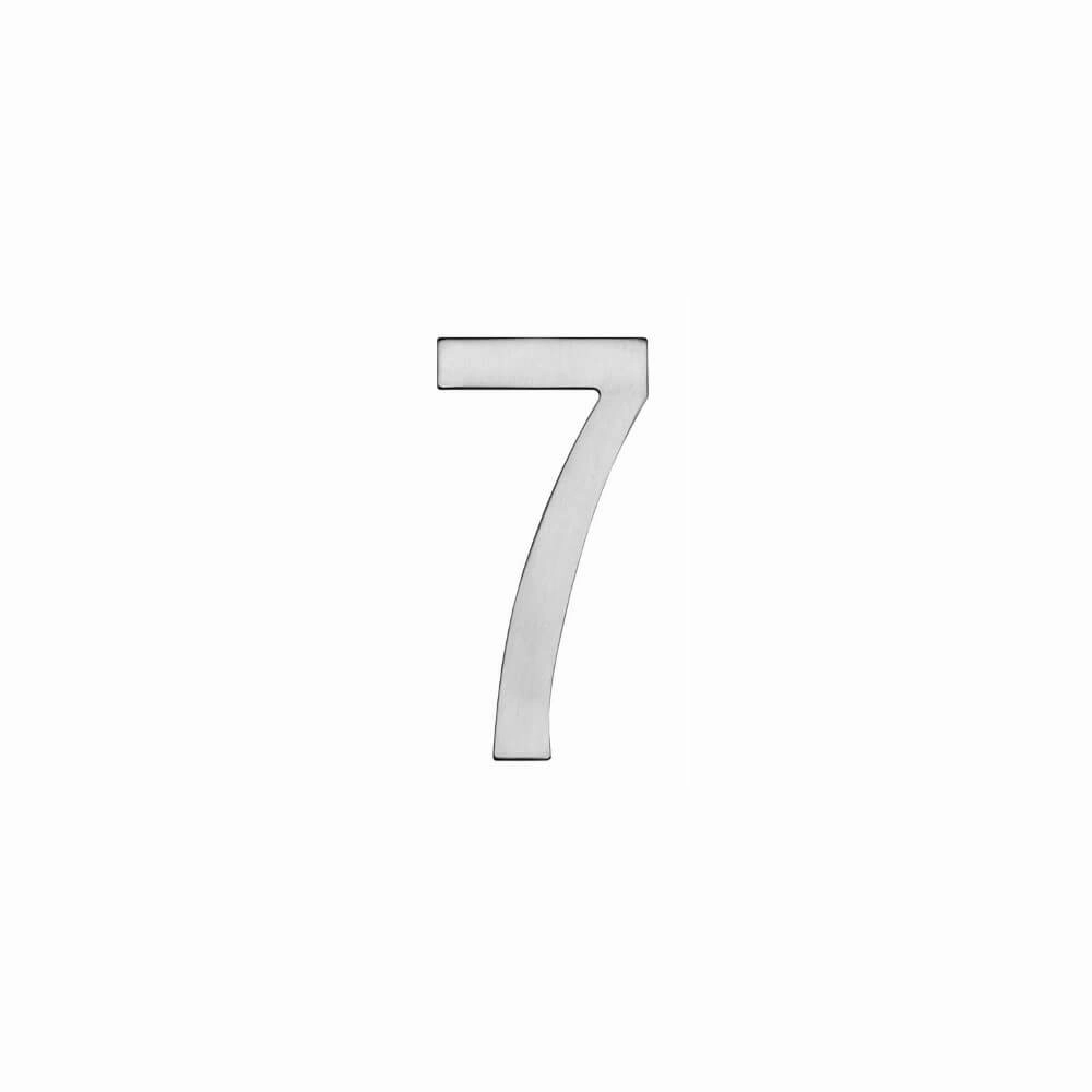 Maison numéro 7 Numbra Acier inoxydable 15cm