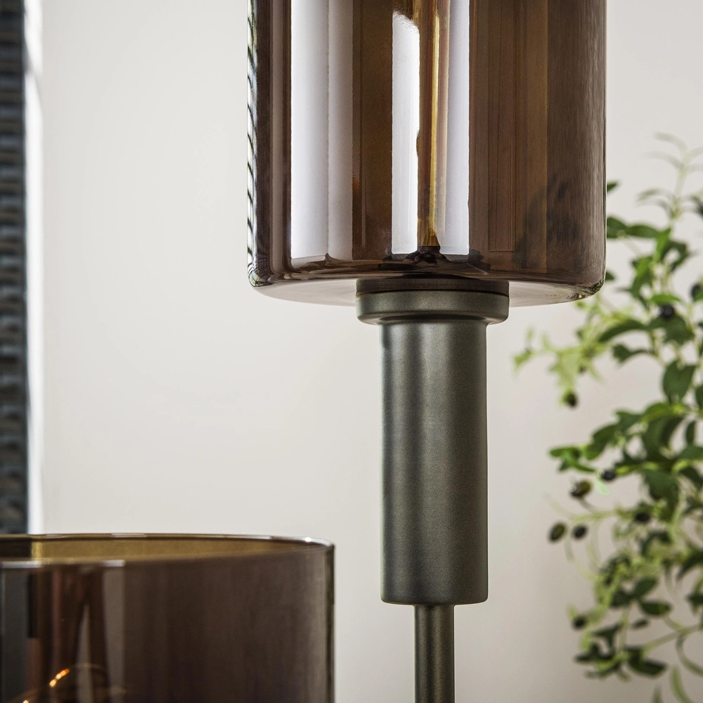 Lampe de pied Sepiora Marron Sienna - verre foncé Lyora 8716803513440