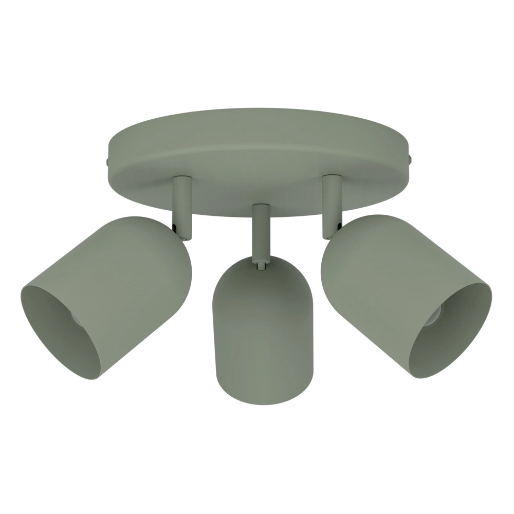 Spot de plafond design Tilston 3-vert clair