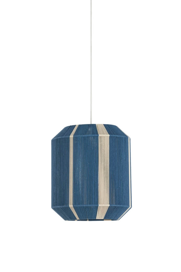 Suspension Kozana bleu avec crème Ø 36cm Light & Living 8717807716806