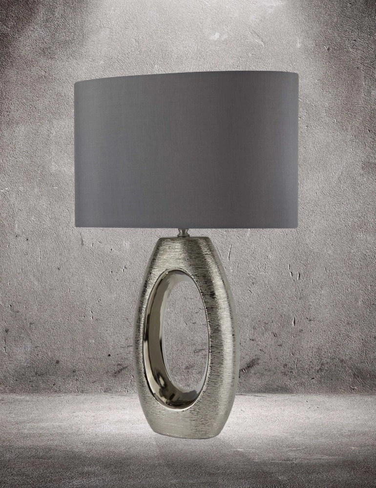 Lampe de table Artisan avec teinte ovale Searchlight 5053423128184