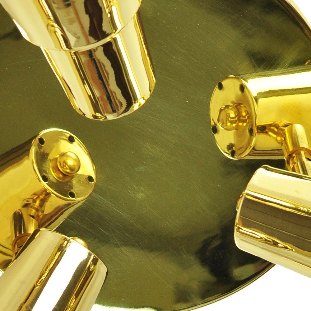 Lampe rurale Spot Disk 3 lumières - cuivre antique (ant) Limehouse