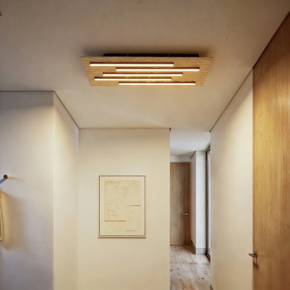 Lampe de plafond Campomarino brun sable 60 cm Eglo 9008606409112
