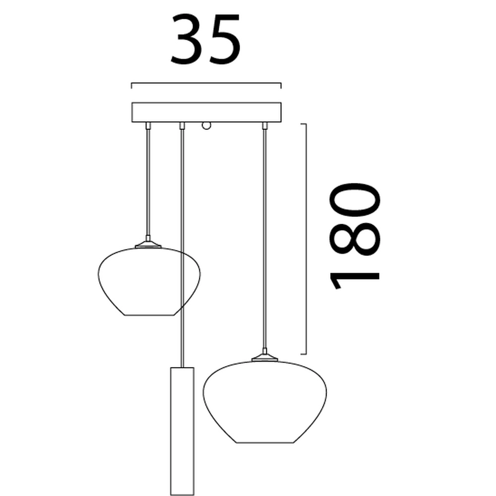 Lampe pendante Vide Cartone avec des cagoules Think Paper Masterlight 8718121390819