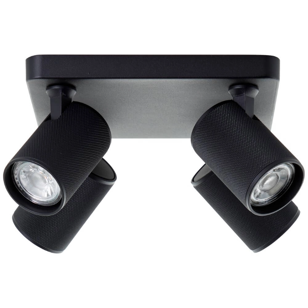 Spot carré en saillie Marty noir Brilliant 4004353424427