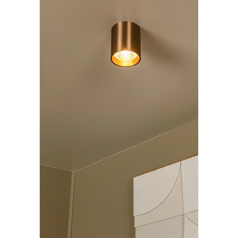 Emplacement monté en surface Straxx champagne Ø 8cm Premium by Lucide 5411212552747