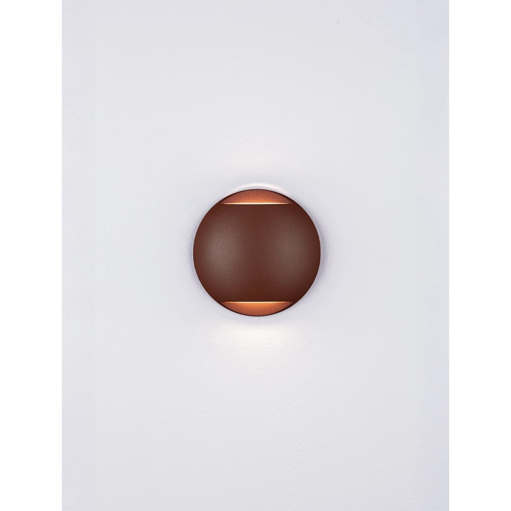 Applique murale Passo double brun rouille Lyora 5212017478672