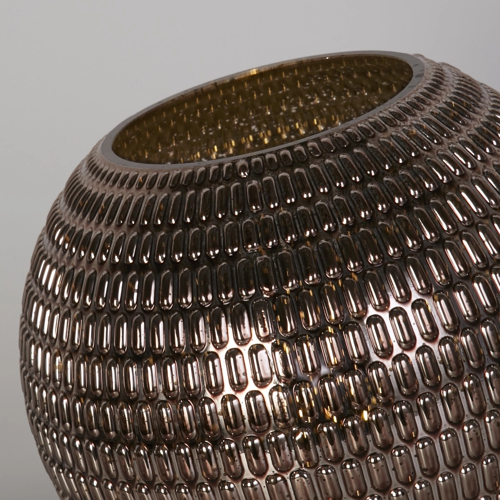 Lampe de table Mila verre brun À piles Searchlight 5053423306940