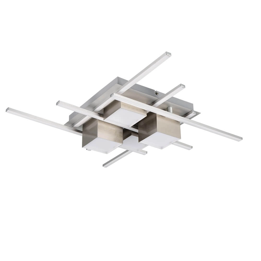 Plafonnier design Roger nickel Trio 4017807640052