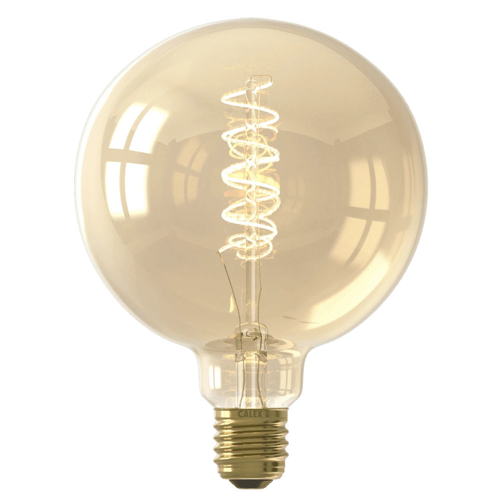 Source de lumière 3,8W - E27 - G125 - Led - Filament Gold Ø 12,5 cm