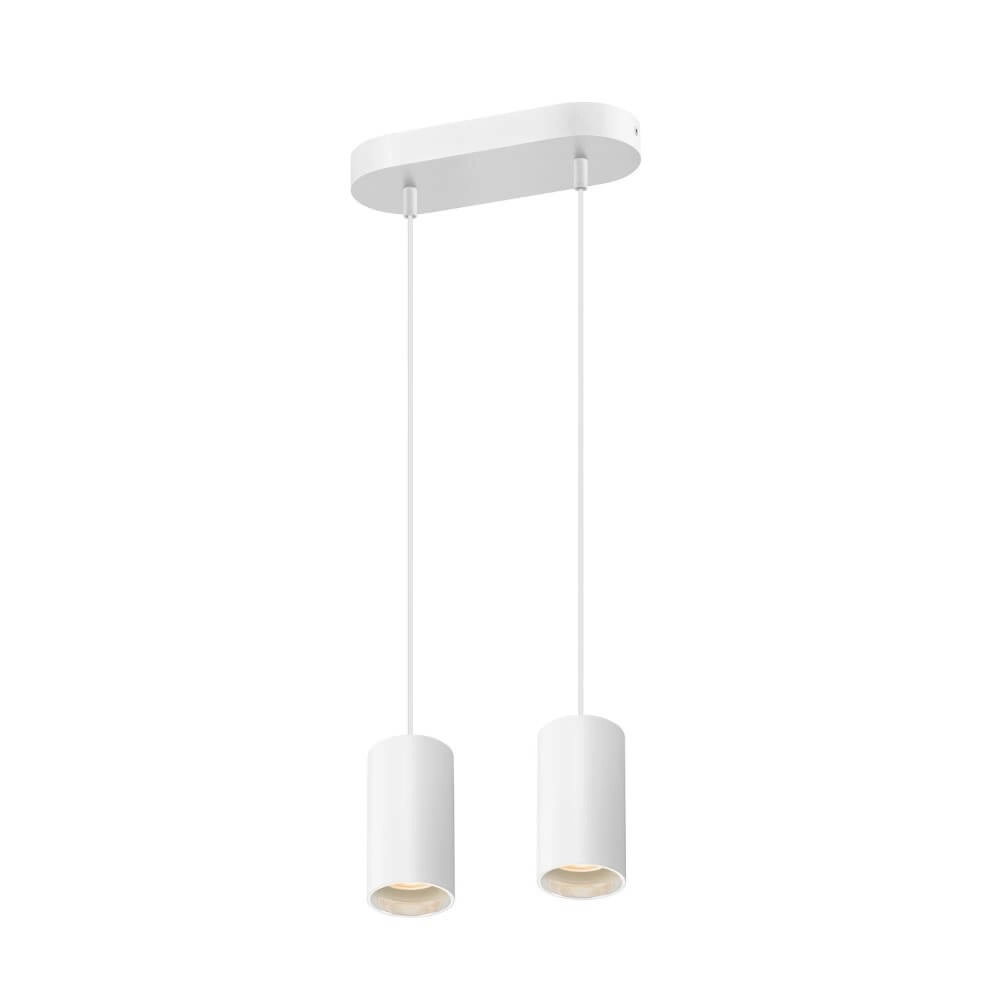 Lampe suspendue Asto Tube blanc 2x GU10 SLV 4024163266062