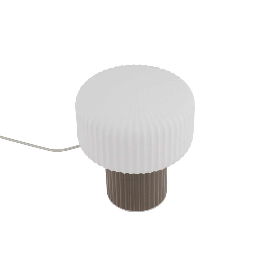 Lampe de table Tika brun Ø 16cm Lyora 5903139119795